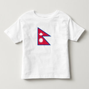 Vlag van Nepal Kinder Shirts