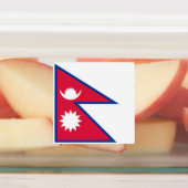 Vlag van Nepal Labels (Aangebracht)