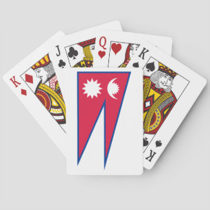 Vlag van Nepal Pokerkaarten