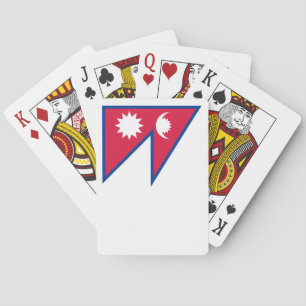 Vlag van Nepal Pokerkaarten