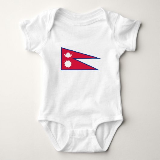 Vlag van Nepal Romper (Voorkant)