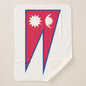 Vlag van Nepal Sherpa Deken (Voorkant)