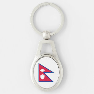 Vlag van Nepal Sleutelhanger
