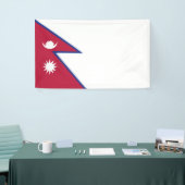 Vlag van Nepal Spandoek (Beurs)