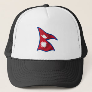 Vlag van Nepal Trucker Pet