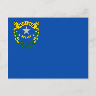Vlag van Nevada Briefkaart