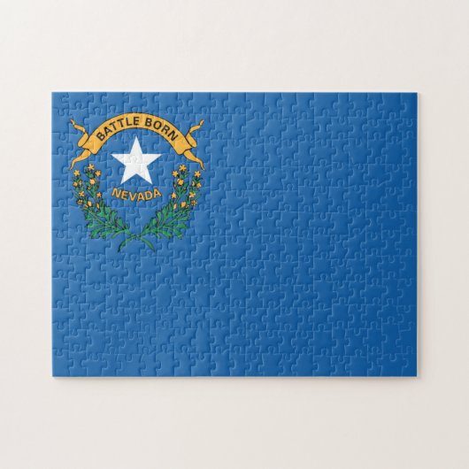 Vlag van Nevada, VS Legpuzzel (Horizontaal)