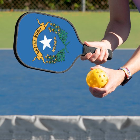 Vlag van Nevada, VS Pickleball Paddle (Insitu)