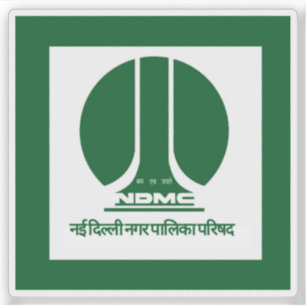 Vlag van New Delhi, India Sticker