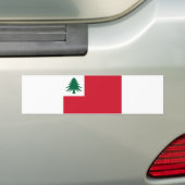 Vlag van New England Bumpersticker (Op auto)
