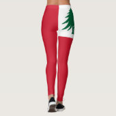 Vlag van New England Leggings (Achterkant)
