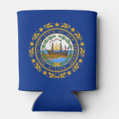 vlag van New Hampshire Blikjeskoeler (Achterkant)