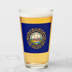 vlag van New Hampshire Glas