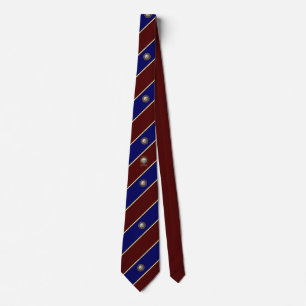 vlag van New Hampshire stripes Stropdas