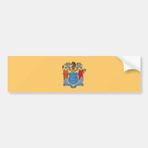 Vlag van New Jersey Bumpersticker