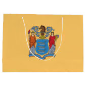 Vlag van New Jersey Groot Cadeauzakje (Achterkant)