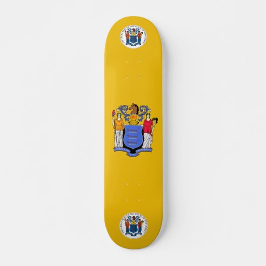 vlag van New Jersey Skateboard (Voorkant)
