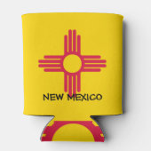 Vlag van New Mexico Blikjeskoeler (Achterkant)