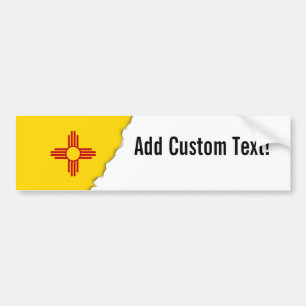 Vlag van New Mexico Bumpersticker