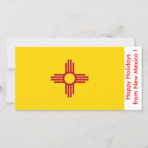 Vlag van New Mexico, Prettige Feestdagen vanuit de Feestdagenkaart