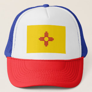 Vlag van New Mexico Trucker Pet