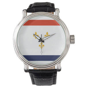 Vlag van New Orleans Horloge