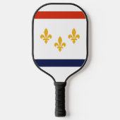 Vlag van New Orleans, Louisiana Pickleball Paddle (Voorkant)