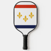 Vlag van New Orleans, Louisiana Pickleball Paddle (Achterkant)