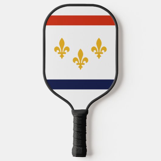 Vlag van New Orleans, Louisiana Pickleball Paddle (Achterkant)