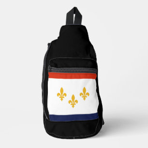 Vlag van New Orleans, Louisiana Sling Bag