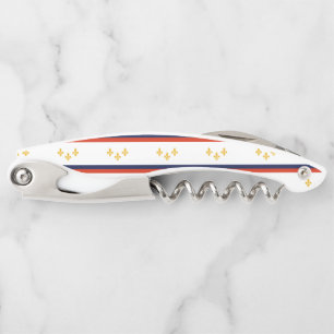 Vlag van New Orleans, Louisiana Waiter's Corkschro Kurkentrekker