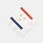 Vlag van New Orleans Servet (Hoek)