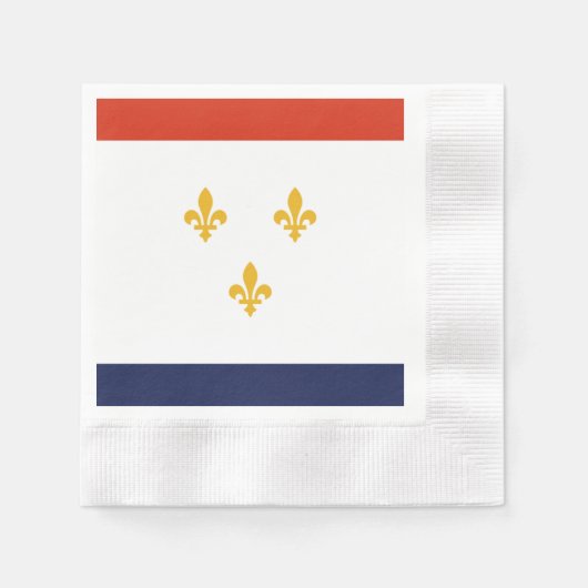 Vlag van New Orleans Servet (Voorkant)