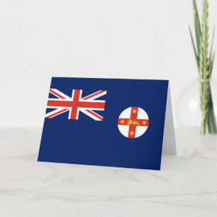 Vlag van New South Wales (Australische staat) Kaart