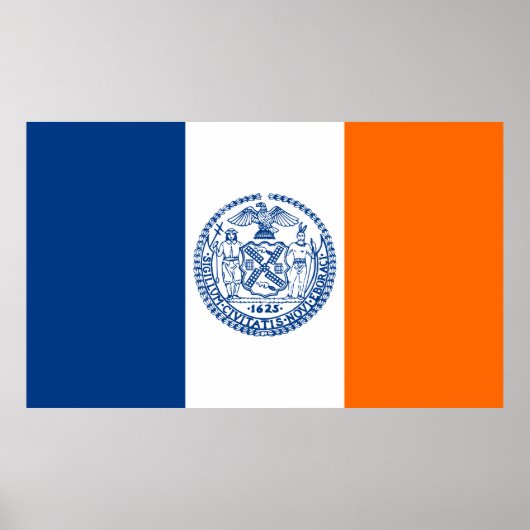 Vlag van New York City Poster (Voorkant)