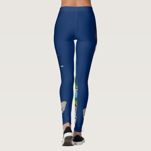 vlag van New York Leggings (Achterkant)
