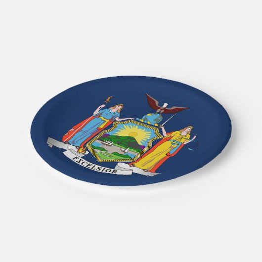 vlag van New York Papieren Bordje (Gekanteld)