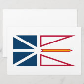 Vlag van Newfoundland en Labrador (Canada) Briefpapier (Voorkant / Achterkant)