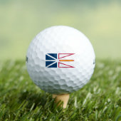 Vlag van Newfoundland en Labrador (Canada) Golfballen (Insitu Shirt)