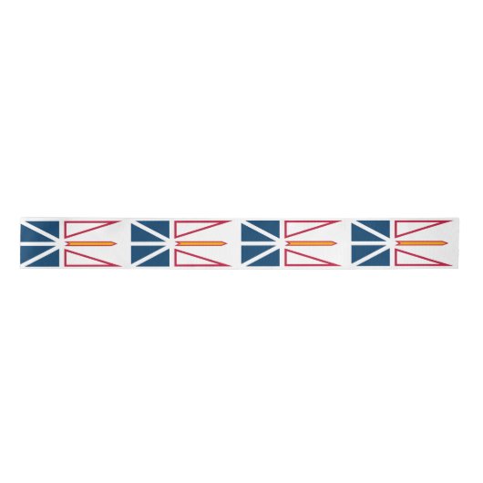 Vlag van Newfoundland en Labrador (Canada) Lint (Voorkant)