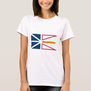 Vlag van Newfoundland en Labrador (Canada) T-shirt