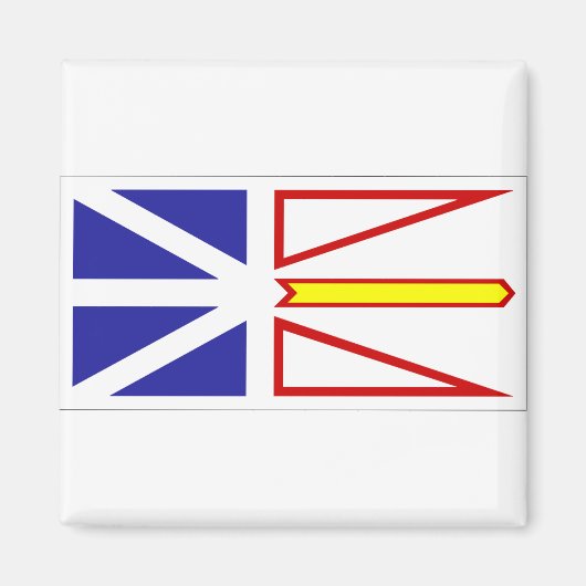 Vlag van Newfoundland Magneet (Voorkant)