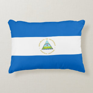 vlag van Nicaragua Accent Kussen