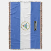 Vlag van Nicaragua Deken (Voorkant Verticaal)