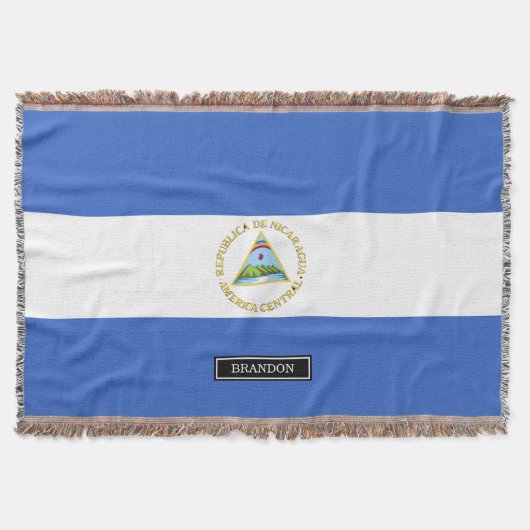 Vlag van Nicaragua Deken (Voorkant)