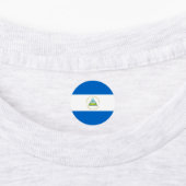 vlag van Nicaragua Labels (Aangebracht)