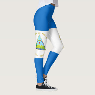 Vlag van Nicaragua Leggings