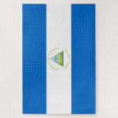 Vlag van Nicaragua Legpuzzel (Verticaal)