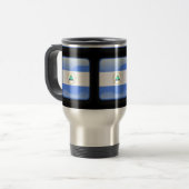 Vlag van Nicaragua Reisbeker (Voorkant links)