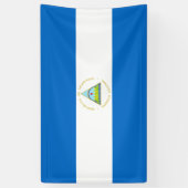 Vlag van Nicaragua Spandoek (Verticaal)
